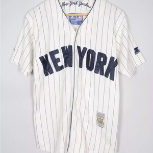 New York Yankees Starter Jersey Cooperstown Collection Size Medium Vintage MLB